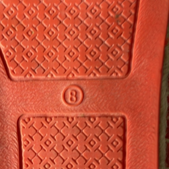 Tory Burch Coral Leather Embroidered Daley Espadrille Flats - Picture 10 of 11